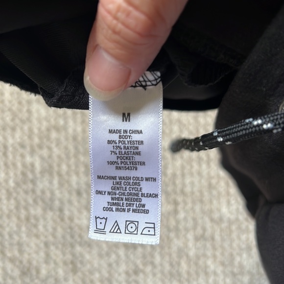 Aeropostale Mens Medium Air Softspun Tech Fleece Jogger Sweatpants WHITE - Picture 11 of 11